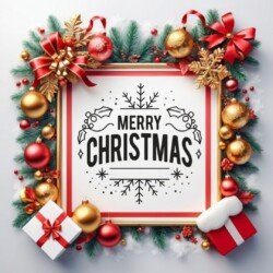 Best Merry Christmas and Happy New Year card wish picture HD free merry xmas images