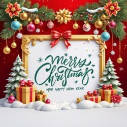 Best Merry Christmas and Happy New Year card wish picture HD free merry xmas images
