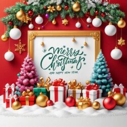 Best Merry Christmas and Happy New Year card wish picture HD free merry xmas images
