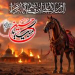 Free Best Muharram Flex Majlis HD Ashura Banner Design background Dpz and Wallpapers "Labaik Ya Hussain" calligraphy, Zuljanah images.