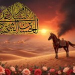 Free Best Muharram Flex Majlis HD Ashura Banner Design background Dpz and Wallpapers "Labaik Ya Hussain shaheed" calligraphy, Zuljanah images.