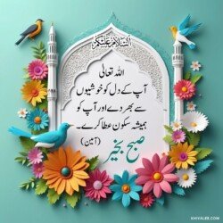 Assalamualaikum, dua good morning in urdu