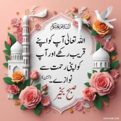 free 3D Dua Good Morning beautiful Islamic HD images with roses and flowers and dove or pigeon birds with mosque and Islamic frames and shapes with birds