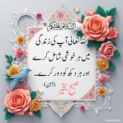 free 3D Dua Good Morning beautiful Islamic HD images with roses and flowers and dove or pigeon birds with mosque and Islamic frames and shapes with birds art
