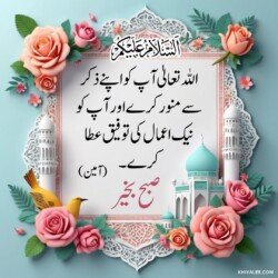 free 3D Dua Good Morning beautiful Islamic HD images with roses and flowers and dove or pigeon birds with mosque and Islamic frames and shapes with birds art