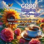 good morning monday blessing american culture and flag art images