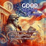 good morning monday blessing american culture and flag images