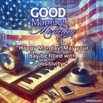 good morning monday blessing american culture and flag images