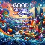 good morning monday blessing american culture and flag images