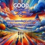 good morning monday blessing american culture and flag art images
