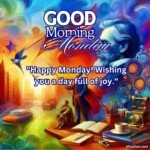 good morning monday blessing american culture and flag art images