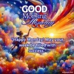 good morning monday blessing american culture and flag art images