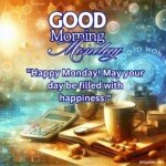 good morning monday blessing american culture and flag art images