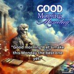 good morning monday blessing american culture and flag art images