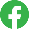 Facebook green icon for HTML Sifnature