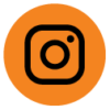 Instagram orange-black icon for HTML email signature