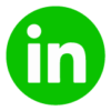 Linkdin icon green for html email signature