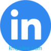 linkedin blue icon for html email signature