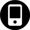 50+ Download Free HTML Icons for Email Signature 17 Mobile phone icon rounded circular black for html email signature