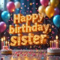 happy birthday sister images