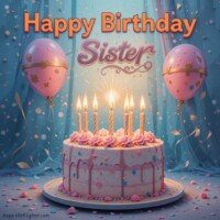 happy birthday sister images