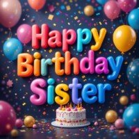 happy birthday sister images