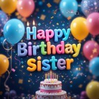 happy birthday sister images
