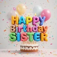 happy birthday sister images