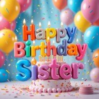 happy birthday sister images