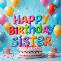 happy birthday sister images