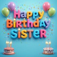 happy birthday sister images
