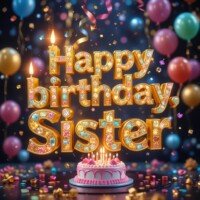 happy birthday sister images