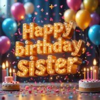 happy birthday sister images