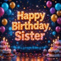 happy birthday sister images