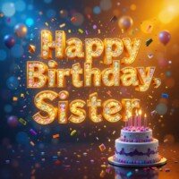 happy birthday sister images