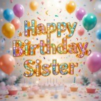 happy birthday sister images