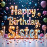 happy birthday sister images