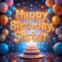 happy birthday sister images