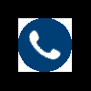 50+ Download Free HTML Icons for Email Signature 102 Phone icon dark blue